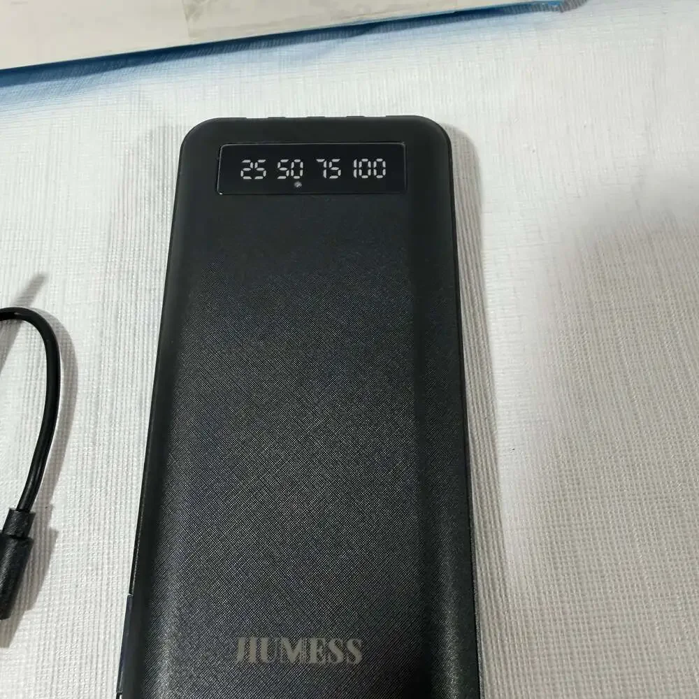 JIUMESS 20000mAh Power Bank Portable Charger with Cables